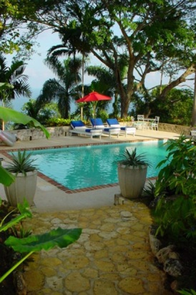 Montego Bay vacation rental with pool area