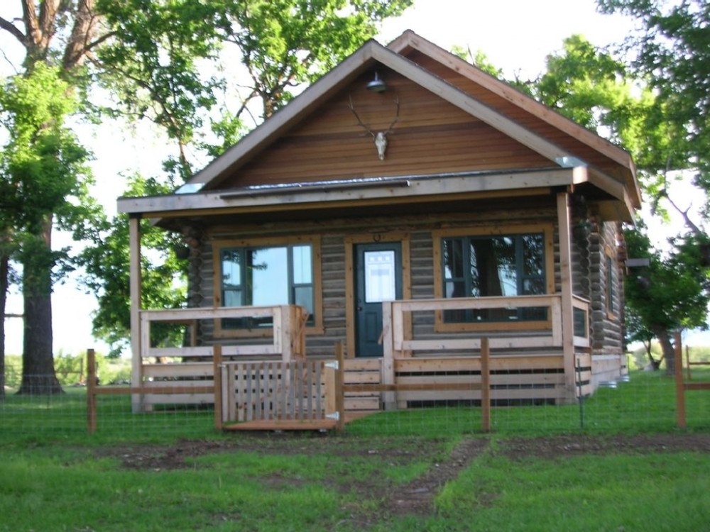 Ashton vacation rental with Front of cabin