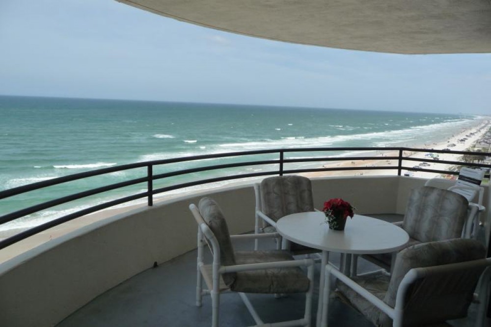 Daytona Beach vacation rental with View from our Private Balcony