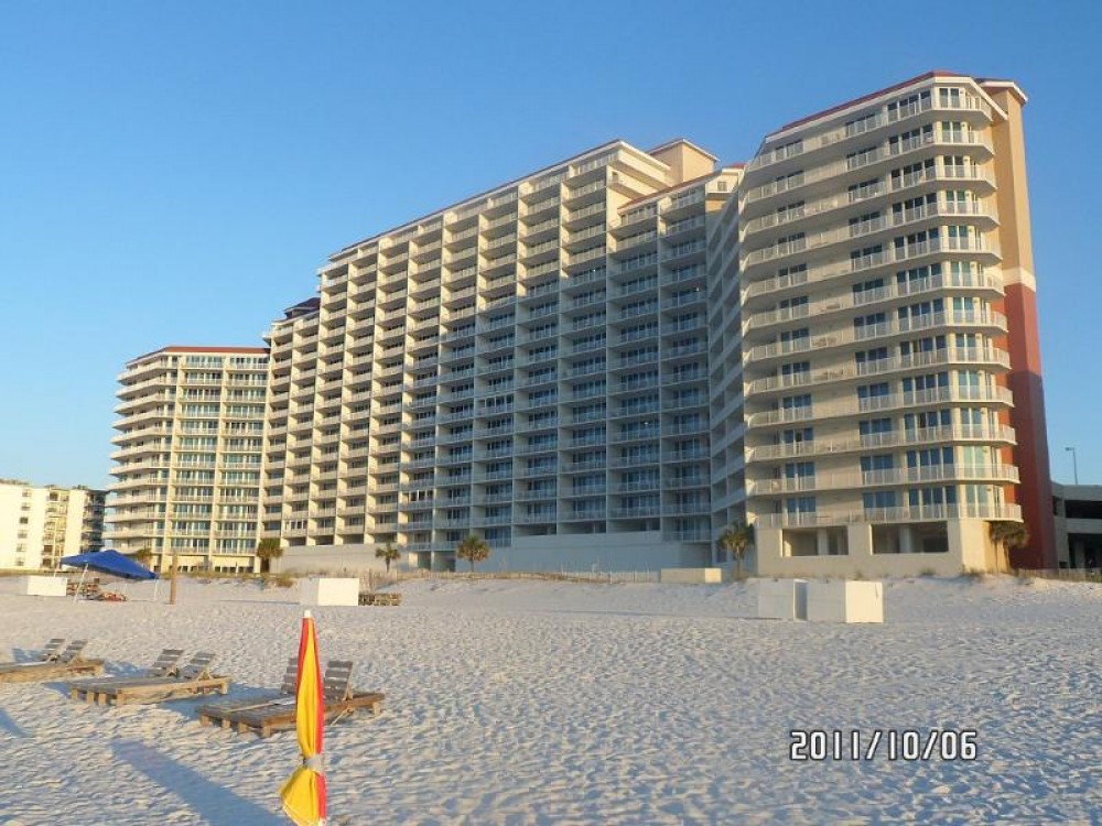 Gulf Shores vacation rental with Lighthouse from Beach