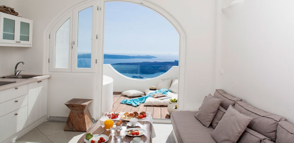 Santorini vacation rental with